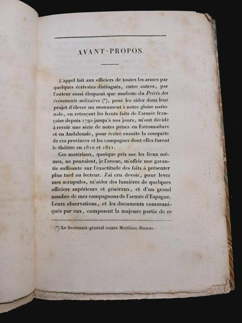 Édouard Lapène - Conquête de lAndalousie - 1823, Antiek en Kunst, Antiek | Boeken en Bijbels