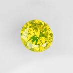 1 pcs Diamant (Kleurbehandeld) - 0.74 ct - Rond - Fancy, Nieuw