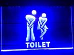 WC toilet neon bord lamp LED verlichting reclame lichtbak #2, Verzamelen, Verzenden, Nieuw