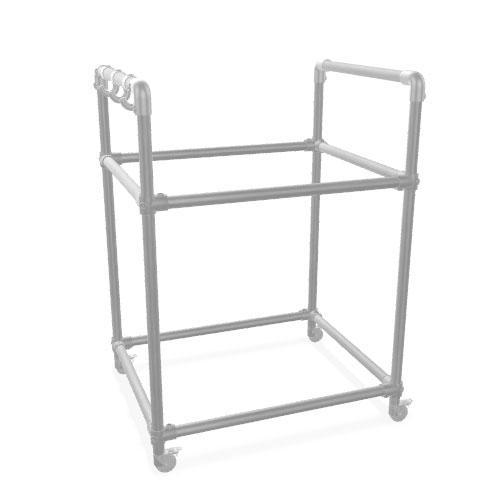 BBQ Meubel Gamba | Staal 33.7 mm | Wiel | DIY Bouwpakket  |, Tuin en Terras, Barbecue-accessoires, Ophalen of Verzenden