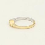 Ring - 18 karaat Geel goud, Witgoud - 0.04ct. tw. Diamant, Nieuw
