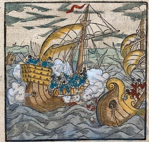 Sebastian Münster - Cosmographia - 1590, Antiek en Kunst, Antiek | Boeken en Bijbels