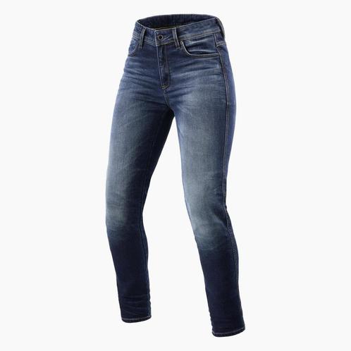 REVIT! Jeans Marley Ladies SK Mid Blue Used Motorcycle, Motoren, Kleding | Motorkleding, Dames, Nieuw met kaartje, Broek | textiel