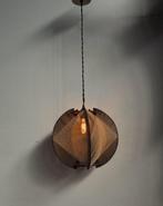 Lamp - Franse hanglamp uit het midden van de eeuw in hout,