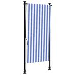 Blauw-Wit Rolgordijn | Retourdeal | Verstelbaar 225-275cm, Huis en Inrichting, 100 tot 150 cm, 200 cm of meer, Nieuw, Ophalen of Verzenden