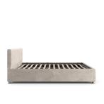 Gestoffeerd Bed Nizza - 180 x 200 cm - Grijs - LED Verlichti, Huis en Inrichting, Verzenden, Nieuw