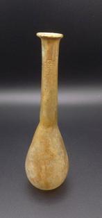 Oud-Romeins, Keizerrijk Glazen fles met een prachtige, Verzamelen