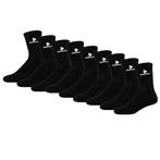 Donnay Donnay Unisex Sportsokken - Zwart - 9 paar, Kleding | Heren, Sokken en Kousen, Verzenden, Nieuw