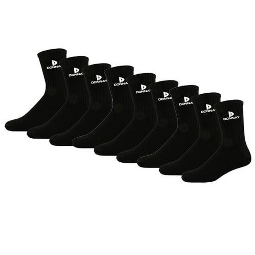 Donnay Donnay Unisex Sportsokken - Zwart - 9 paar, Kleding | Heren, Sokken en Kousen, Nieuw, Verzenden