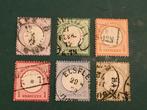 Duitse Rijk 1872 - Klein Brutschield: alle Groschen waardes, Postzegels en Munten, Postzegels | Europa | Duitsland, Gestempeld