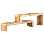 vidaXL 2-delig Tv-meubel massief acaciahout, Huis en Inrichting, 100 tot 150 cm, Verzenden, Nieuw, 25 tot 50 cm