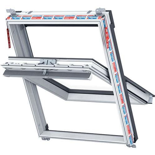 Keylite Polar Kunststof Tuimelraam 134x78 cm PCP T 9A, Doe-het-zelf en Verbouw, Glas en Ramen, Dakraam, Nieuw, 120 tot 160 cm