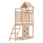 vidaXL Speelhuis 52,5x110,5x214 cm massief grenenhout, Verzenden, Nieuw