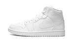 Air Jordan 1 Mid Triple White (2022) - maat 42 (Sneakers), Verzenden, Wit, Nieuw, Sneakers of Gympen