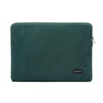 Bombata Velvet Laptophoes Sleeve - 13 / 14 inch - Groen, Computers en Software, Laptoptassen, Nieuw, Verzenden