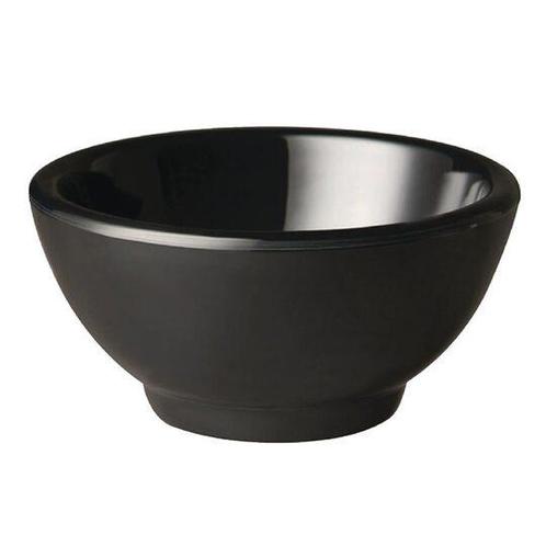 Ronde melamine kom Pure 13cm zwart, Zakelijke goederen, Horeca | Overige, Verzenden