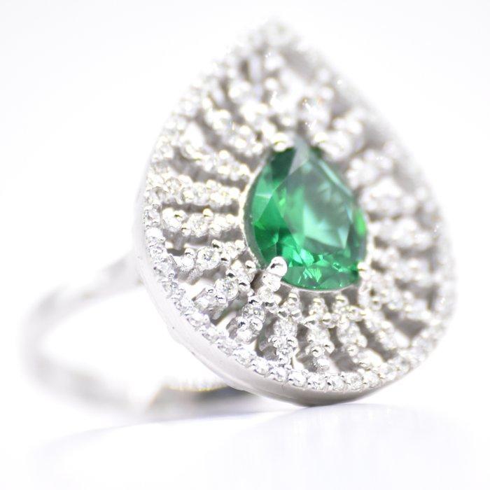 Zonder Minimumprijs - Ring Platina - 3.77ct. tw. Diamant, Sieraden, Tassen en Uiterlijk, Ringen