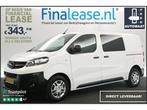 Opel Vivaro 2.0 CDTI L3H1 177PK AUT Airco Cruise Cam €351pm, Automaat, Wit, Nieuw, Lease