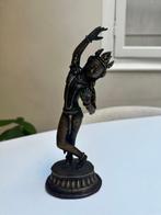 sculptuur, Indian Style - Bronze Dancing Deity - 23 cm -