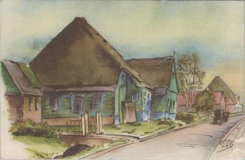 NOORD-HOLLAND - Oude boerderij in de Streek. Variatie op ..., Verzamelen, Ansichtkaarten | Nederland, Verzenden