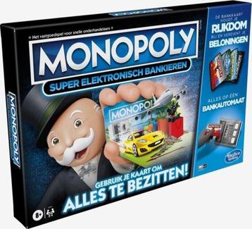 Verpakking beschadigd Monopoly Super Elektronisch Bankieren beschikbaar voor biedingen