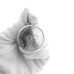 Zilveren 10 gulden munt hanger Juliana 1973, Sieraden, Tassen en Uiterlijk, Bedels, Overige merken, Gebruikt, Ophalen of Verzenden