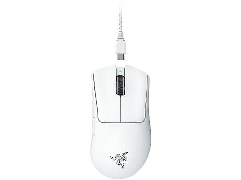 Razer -  Deathadder V3 Pro Gaming Mouse - White, Computers en Software, Muizen, Rechtshandig, Gaming muis, Draadloos, Nieuw, Muis