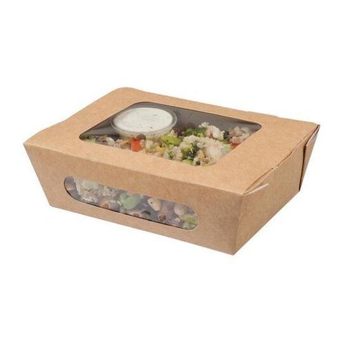 Colpac Zest kraft saladebakken met acetaat venster en instee, Zakelijke goederen, Horeca | Overige, Verzenden