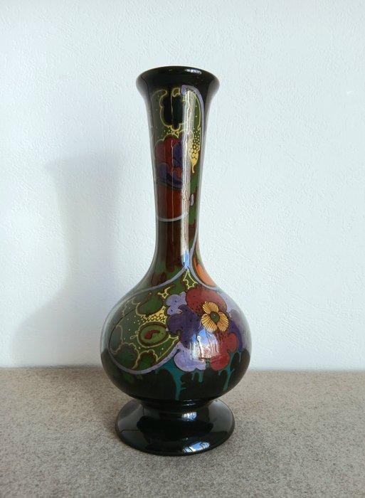 Plateelfabriek Ivora, Gouda - Vaas - Aardewerk - Art Nouveau, Antiek en Kunst, Antiek | Glas en Kristal