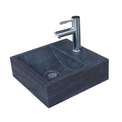 Natuursteen Fontein Squar 30x30x10cm, Doe-het-zelf en Verbouw, Sanitair, Overige typen, Nieuw, Ophalen of Verzenden