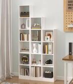 Witte open boekenkast 5 planken, Verzenden, Nieuw