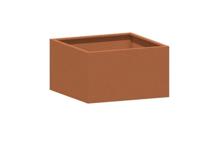 Cortenstaal plantenbak 120x120x80cm - 3mm dik - HTDesign, Tuin en Terras, Bloembakken en Plantenbakken, 60 cm of meer, 100 cm of meer
