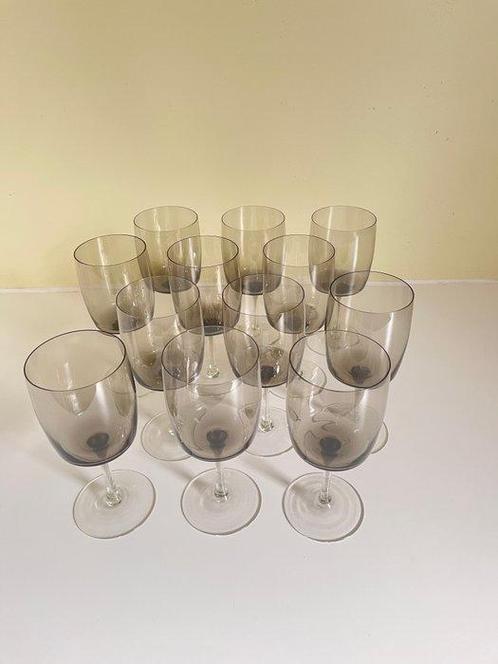 Driburg - Wijnglas - Glas - Een set van twaalf wijnglazen, Antiek en Kunst, Kunst | Designobjecten