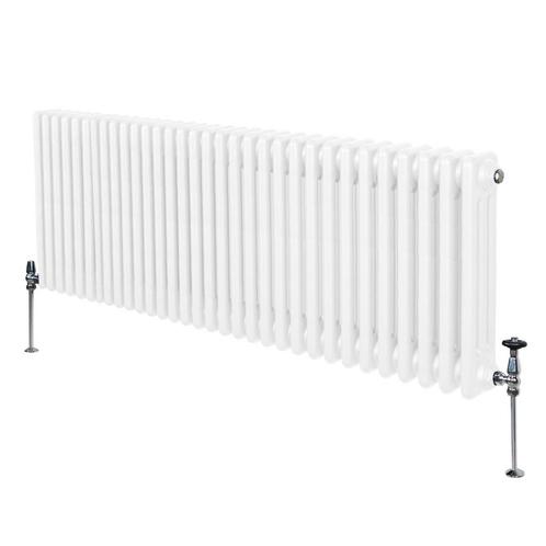 Traditionele 3 Kolom Radiator - 600 x 1462mm - Wit, Doe-het-zelf en Verbouw, Verwarming en Radiatoren, Verzenden