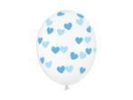 Doorzichtige Ballonnen Blauwe Hartjes, Verzenden, Nieuw