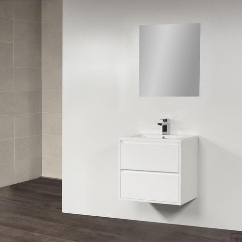 Badkamermeubelset New Future 60cm Hoogglans Wit, Doe-het-zelf en Verbouw, Sanitair, Bad, Nieuw, Ophalen of Verzenden