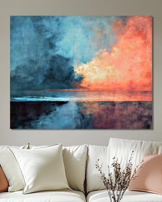 Chrystian Milanowski - The Dramatic Sea - XL, Antiek en Kunst, Kunst | Designobjecten