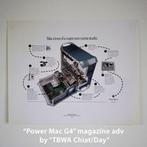 Apple Rare 2000 Original Proof Apple Power Mac G4 Print Ad, Nieuw