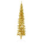 vidaXL Kunstkerstboom half met standaard smal 240 cm, Diversen, Kerst, Verzenden, Nieuw