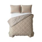 Lazy all-in-one dekbed Teddy fur - taupe - 200 x 200 cm |, Huis en Inrichting, Verzenden, Nieuw