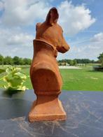 Beeld, statue of a dog in costume in cast metal - 26 cm -