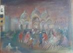 Ileana Ruggeri (1949) - Carnevale in Piazza San Marco, Antiek en Kunst