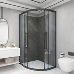 Douche achterwand Bladel set van 4 panelen 120x60 cm Grey St, Doe-het-zelf en Verbouw, Platen en Panelen, Verzenden, Nieuw