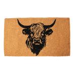 Deurmat Kokos handgeweven hooglander 75cm, Verzenden, Nieuw