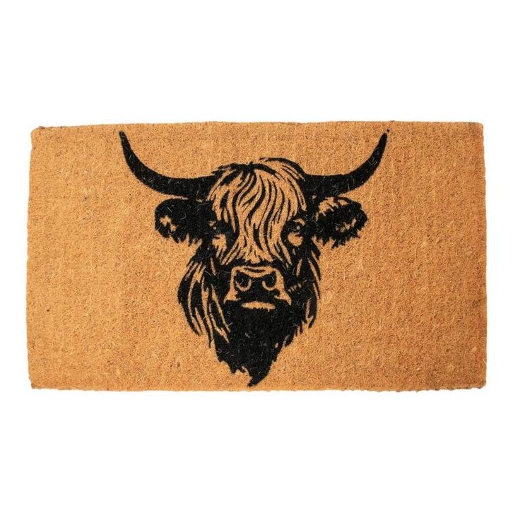 Deurmat Kokos handgeweven hooglander 75cm, Tuin en Terras, Deurmatten, Verzenden