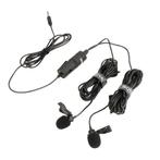 Boya BY-M1DM Duo Lavalier Microfoon, Muziek en Instrumenten, Microfoons, Ophalen of Verzenden, Nieuw, Overige typen