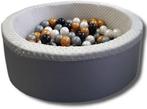 Ballenbad met 200 ballen - Wasbare hoes - 90x30 cm - Grij..., Ophalen of Verzenden, Nieuw