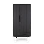 Jayden Black Garderobe Kast 85cm, Ophalen of Verzenden, Nieuw