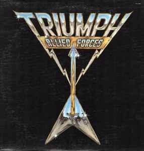 LP gebruikt - Triumph - Allied Forces, Cd's en Dvd's, Vinyl | Hardrock en Metal, Zo goed als nieuw, Verzenden