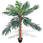 vidaXL Kunstplant kokospalm in pot 140 cm